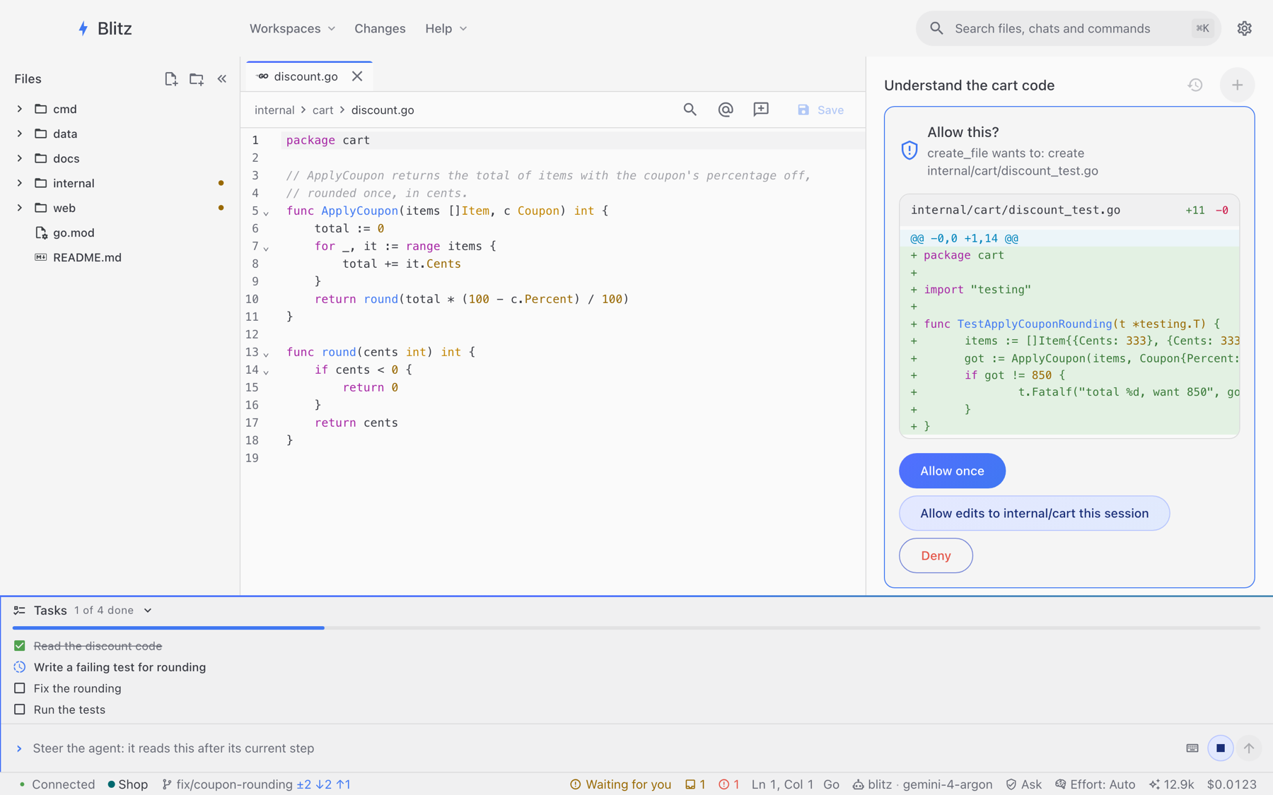 The One Light theme